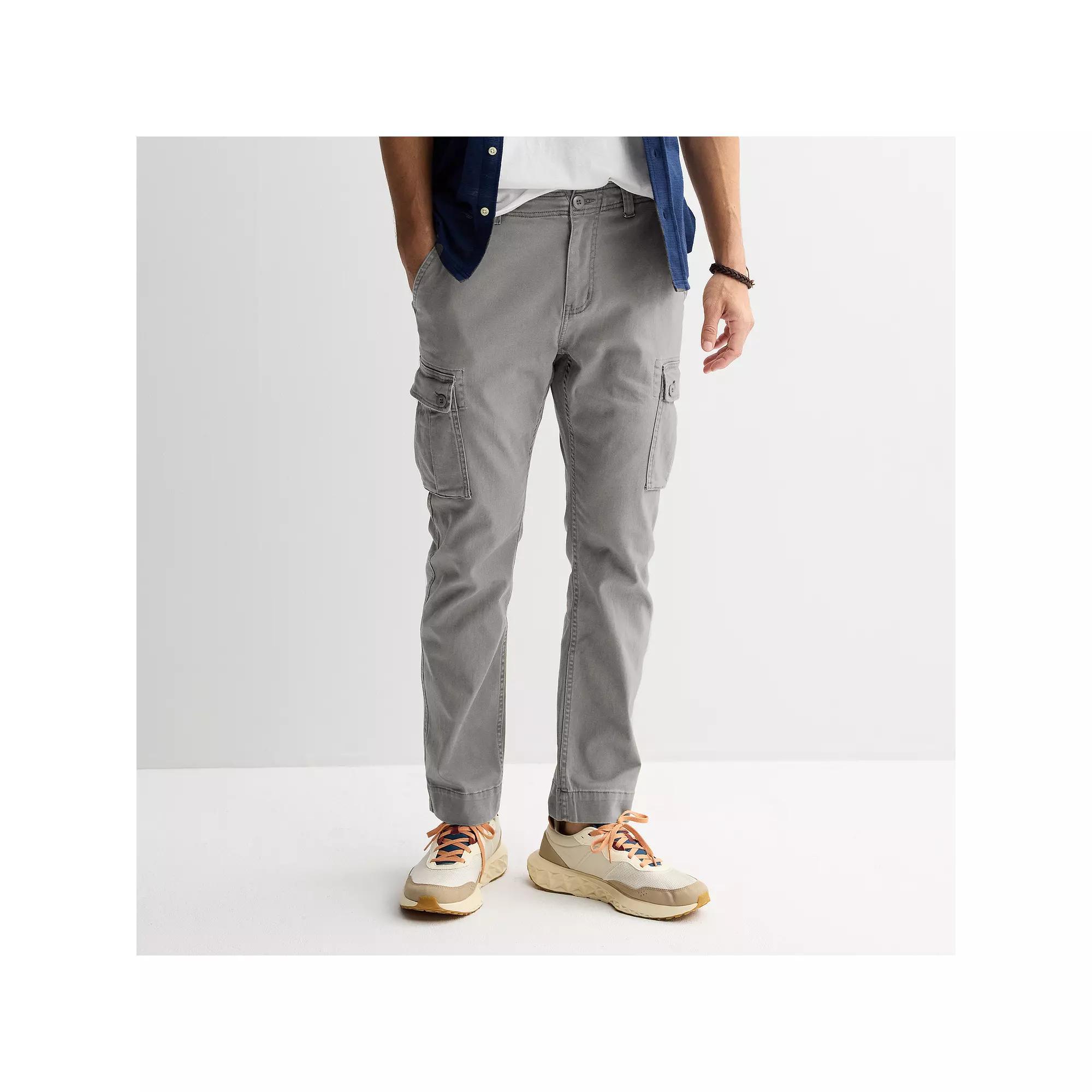 Men's Hallstatt Stonewash Stretch Cargo Pants, Size: 36 X 32, Green Product Image