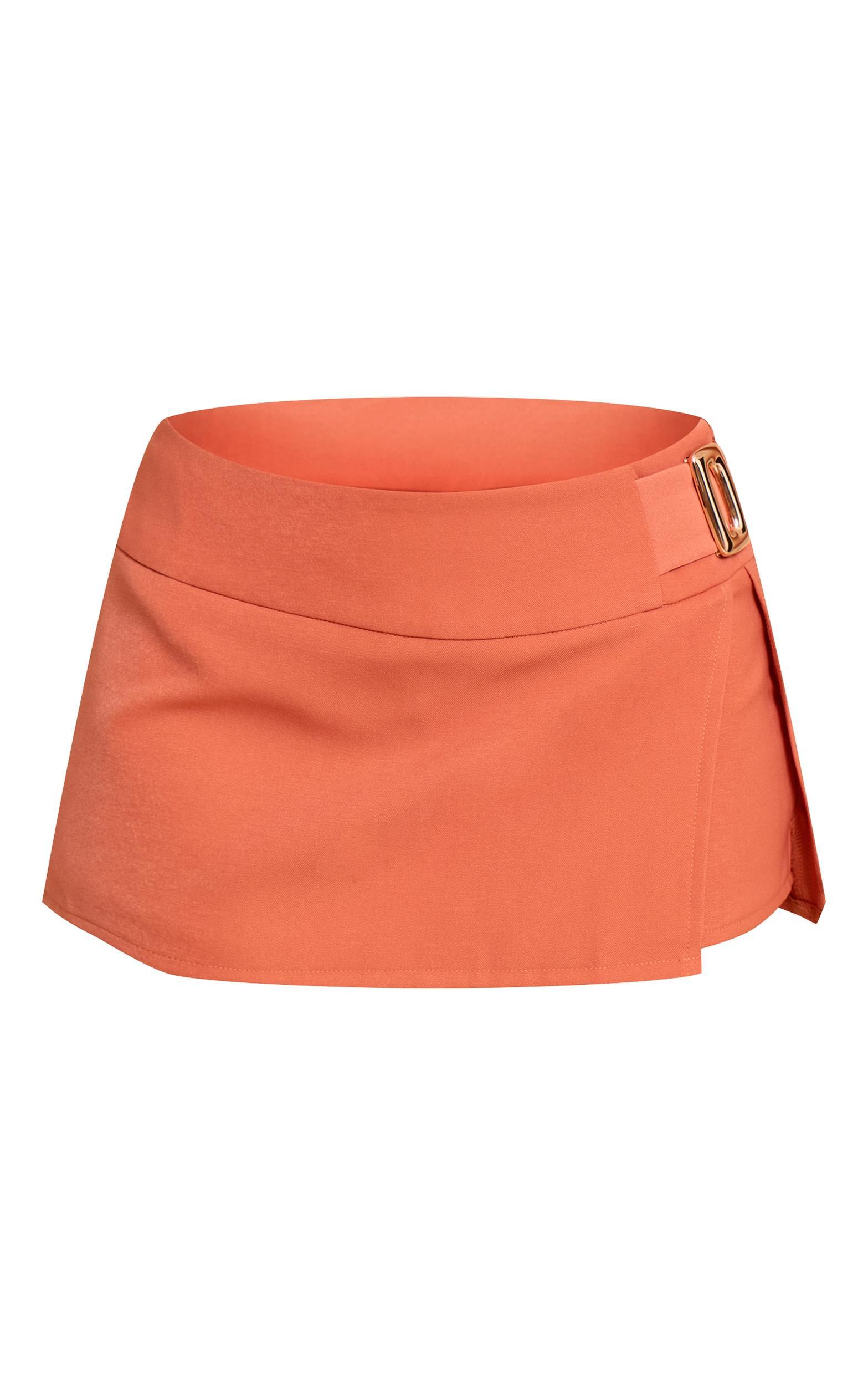 Apricot Trim Detail Mini Skort Product Image
