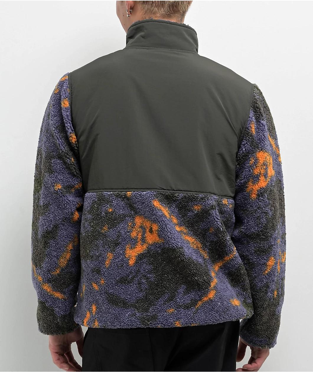 Dravus Condor Blue and Grey Sherpa Tech Fleece Product Image