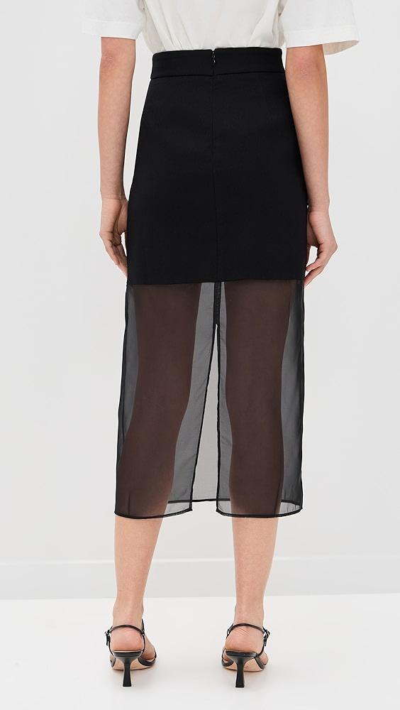 Pixie Market Skirt with Mesh Sheer Bottoms | Shopbop Product Image