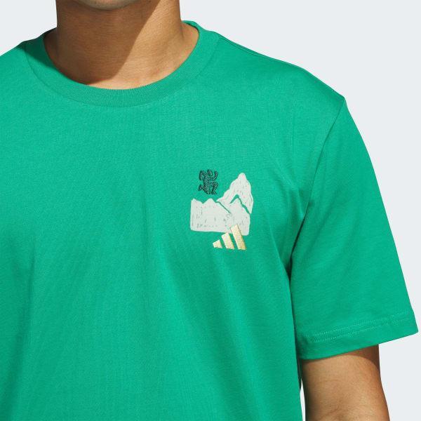 adidas Jet Set Camper Graphic Tee White 3XL Mens Product Image