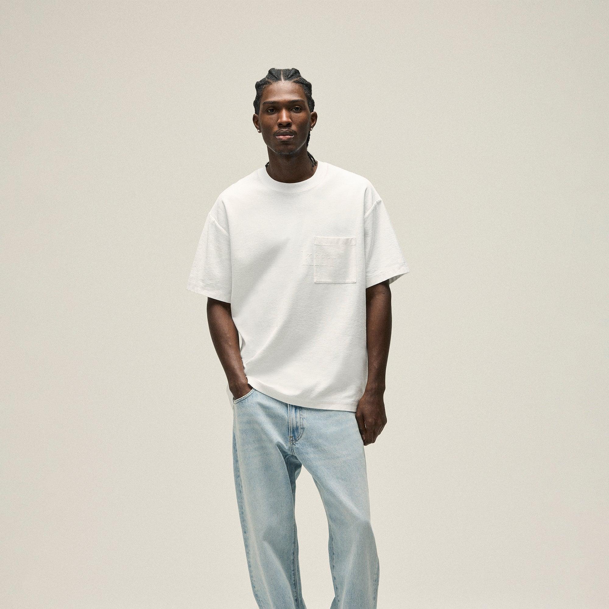 Kith Short Sleeve Quinn Tee - White Male Product Image