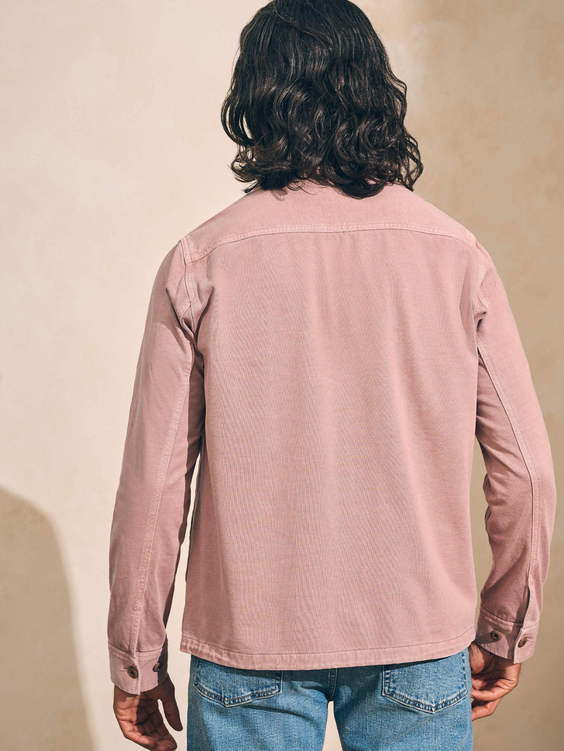 Jersey Shirt Jacket - Autumn Quartz Male Product Image