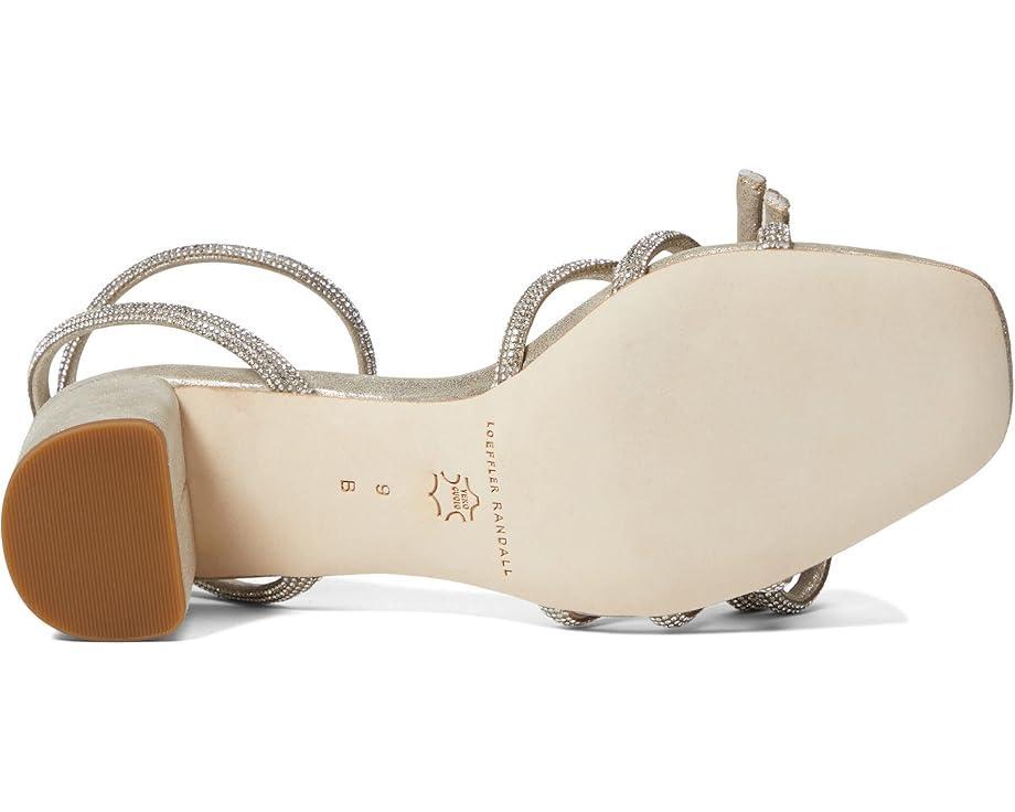 Dahlia Pleated Knot Mule with Ankle Strap Product Image