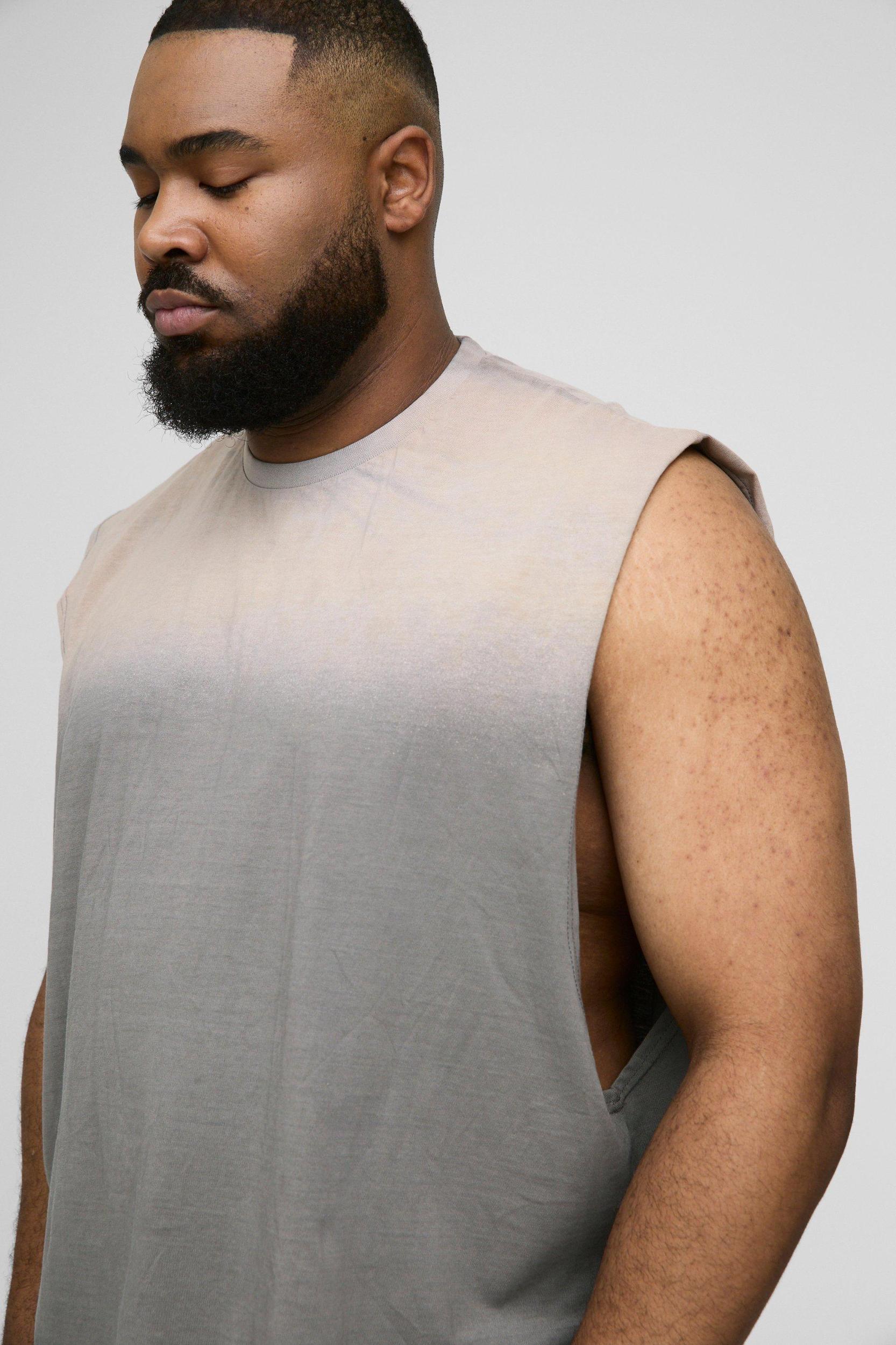 Plus Washed Boxy Tank | boohooMAN USA Product Image