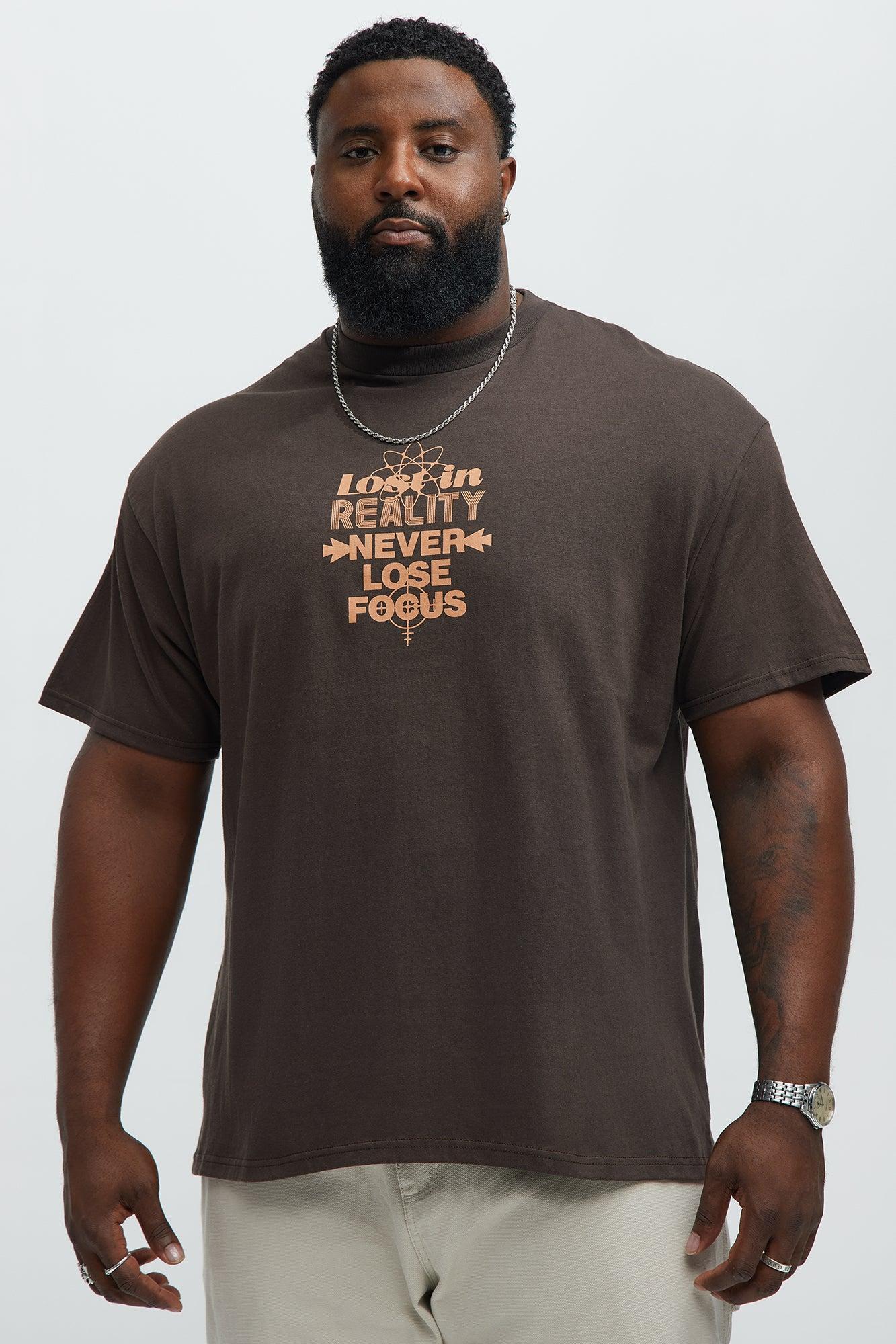 Lost In Reality Short Sleeve Tee - Brown Product Image