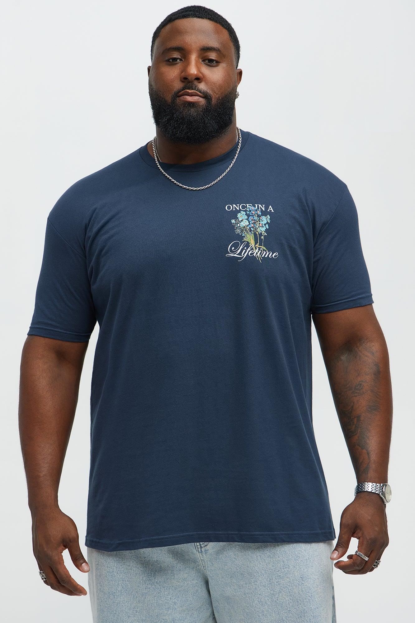 Once In A Lifetime Short Sleeve Tee - Navy Male Product Image