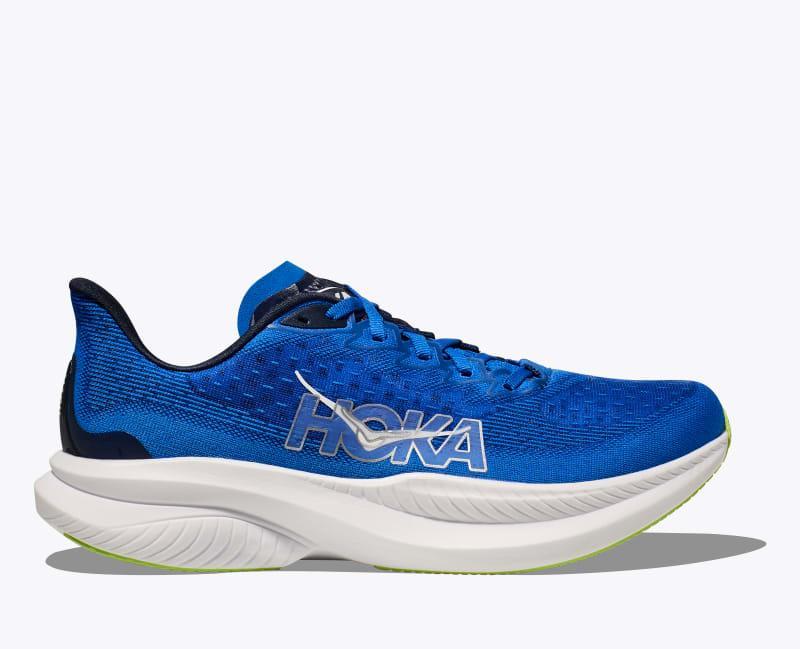 HOKA Women's Mach 6 Shoes in Black/White, Size 9 Product Image