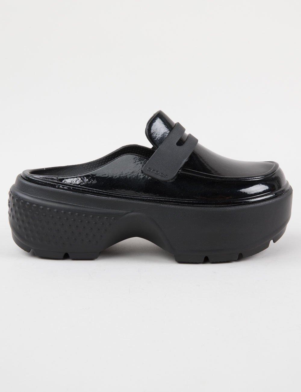 CROCS Stomp High Shine Womens Loafers Product Image