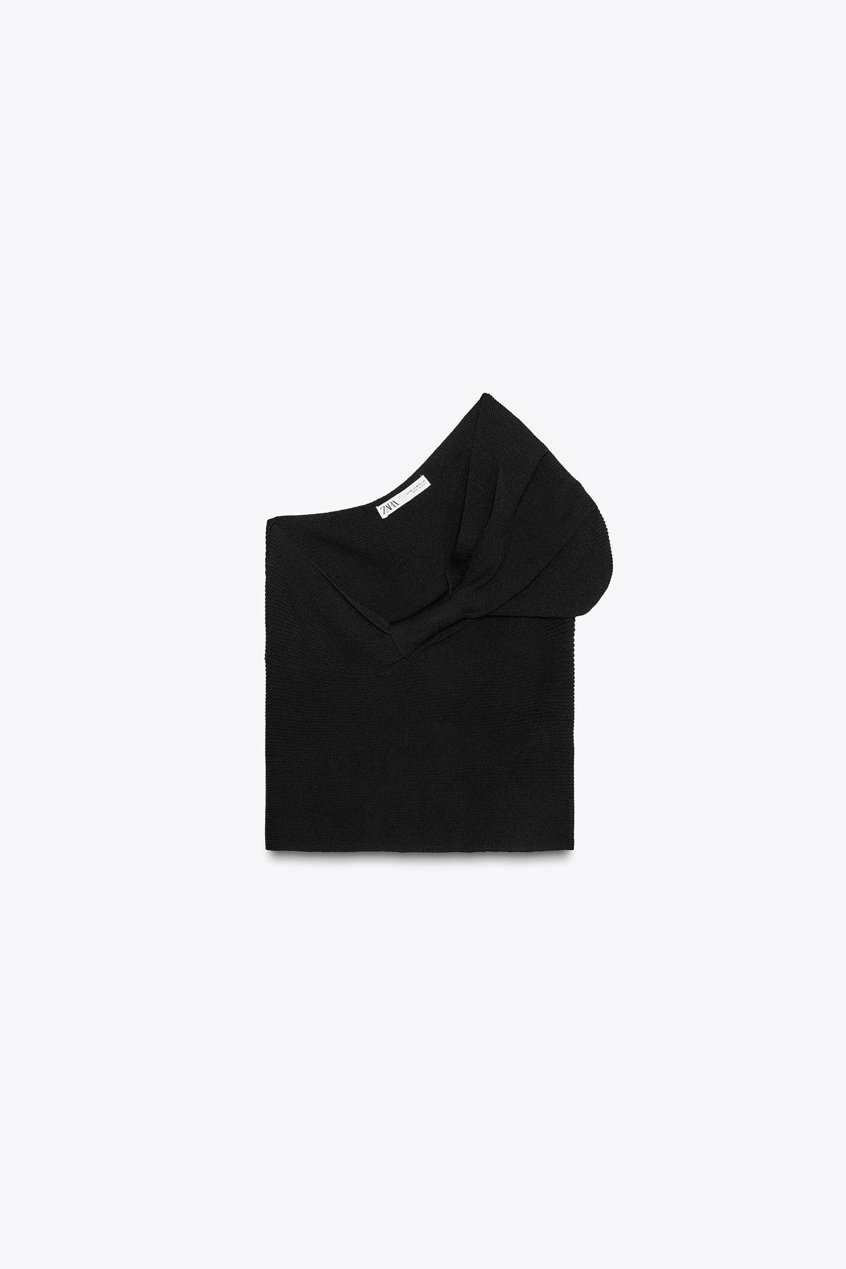 ASYMMETRICAL KNIT TOP Product Image