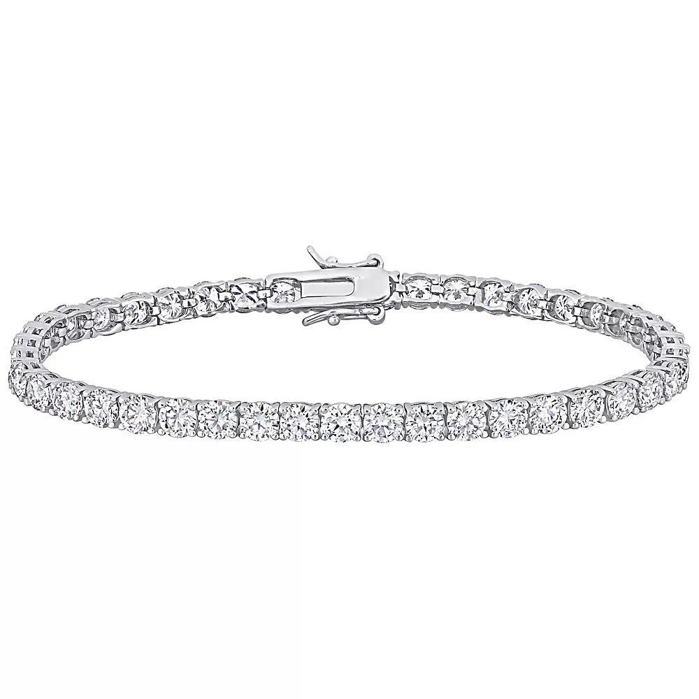 Stella Grace Sterling Silver Lab-Created Moissanite Tennis Bracelet, Women's, Size: 7" Product Image