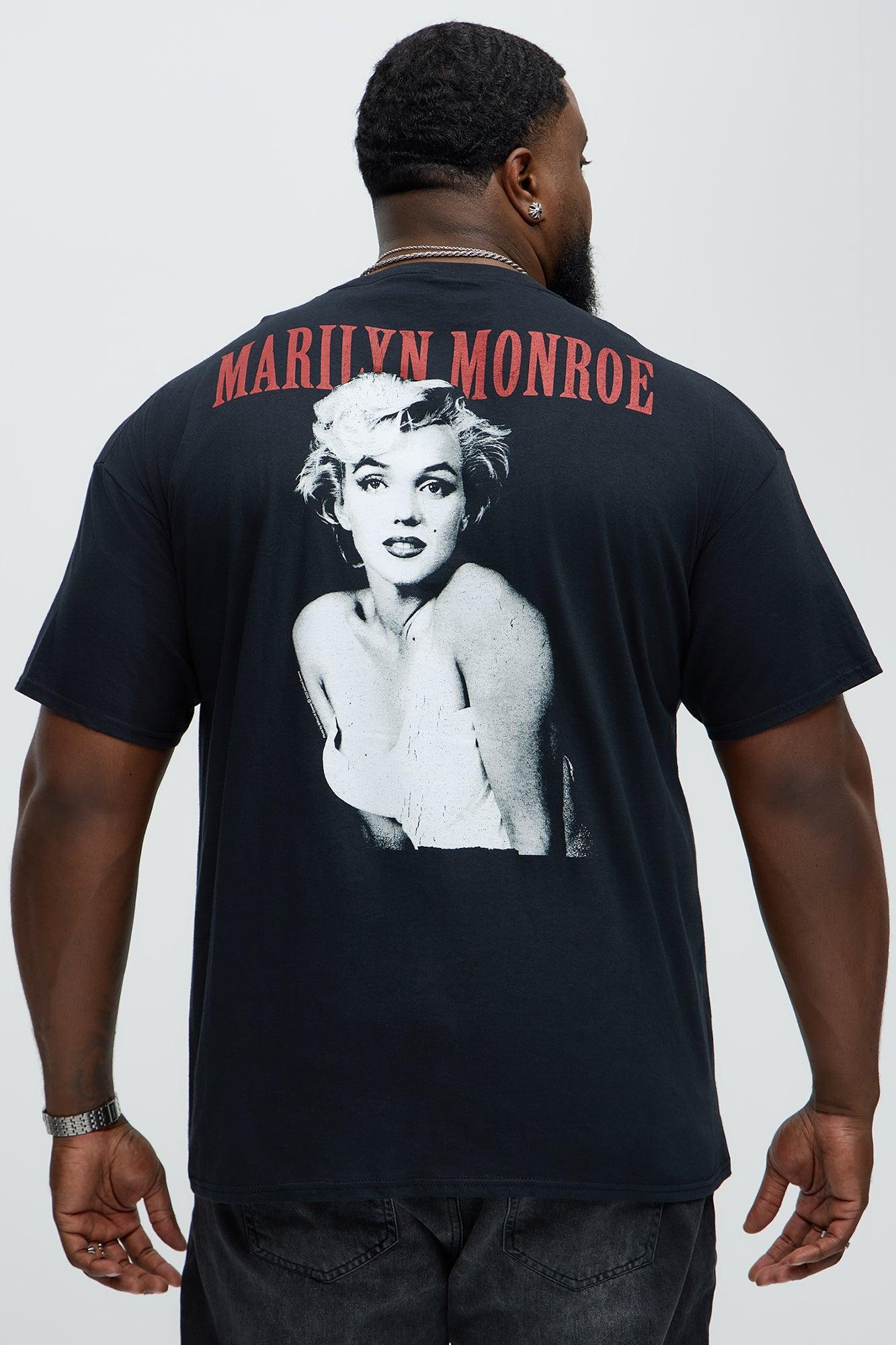 Marilyn Monroe Icon Short Sleeve Tee - Black Product Image