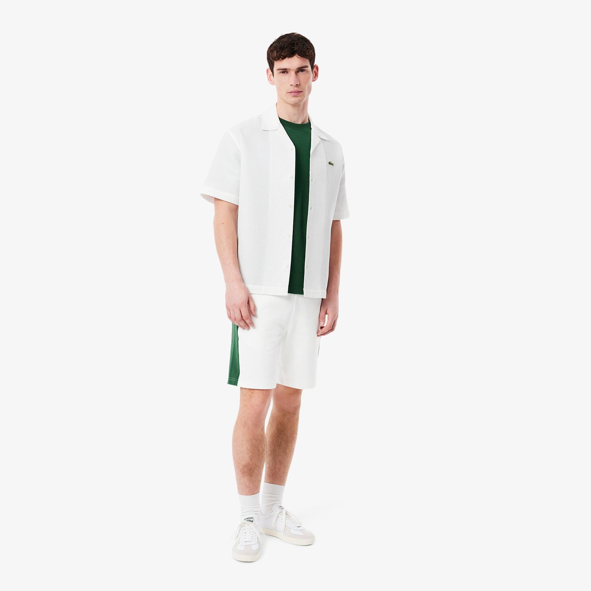 Cotton Fleece Colour-Block Shorts Product Image