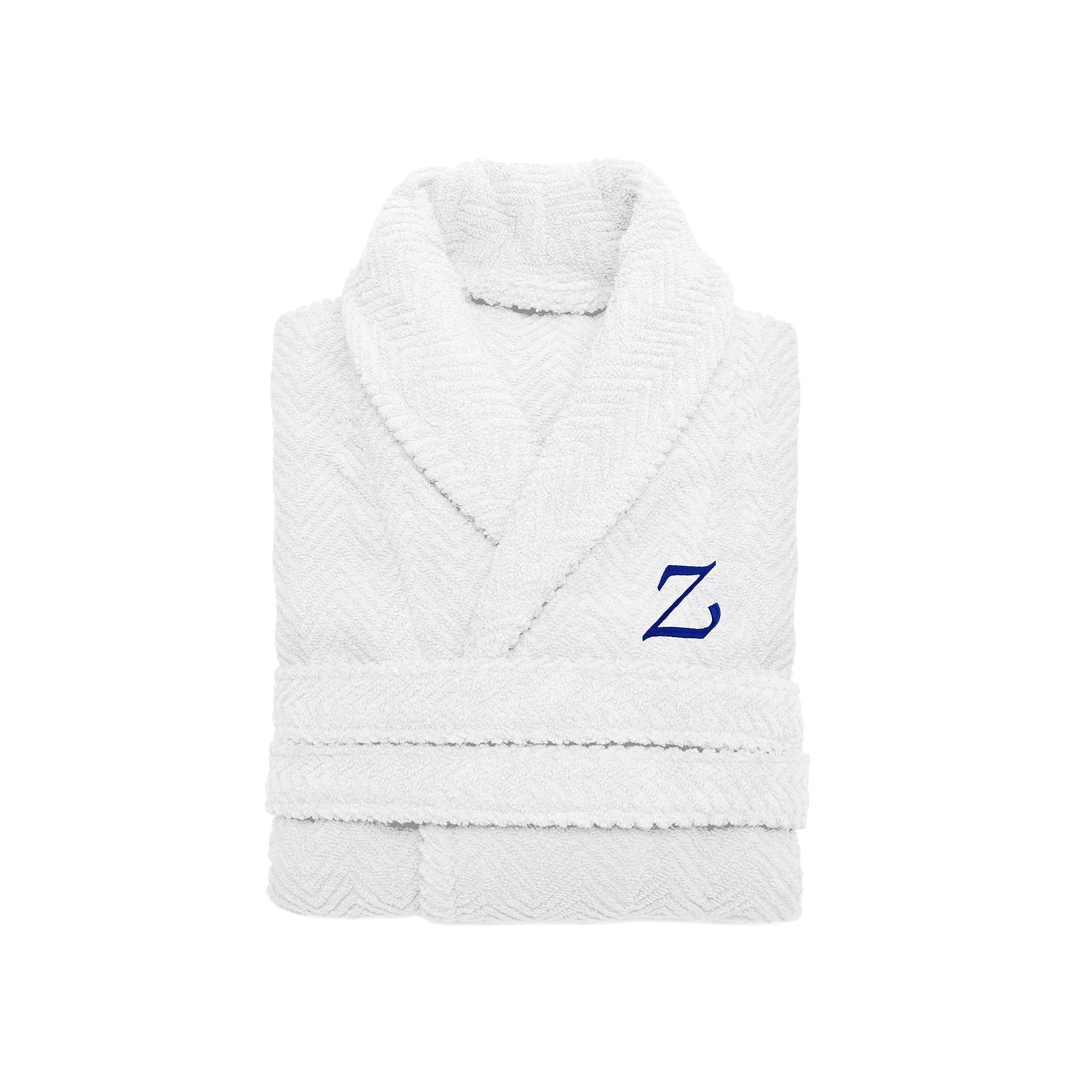 Linum Home Textiles Turkish Cotton Personalized Herringbone Weave Bathrobe, Womens Product Image