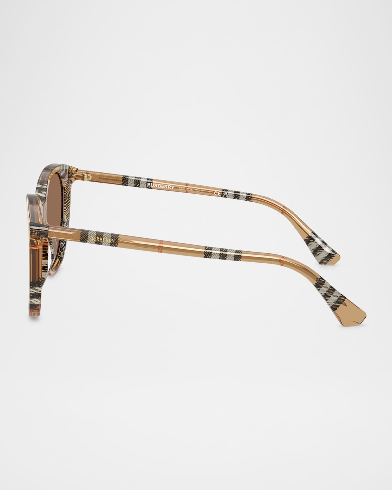 BE4455F Round Acetate Sunglasses Product Image