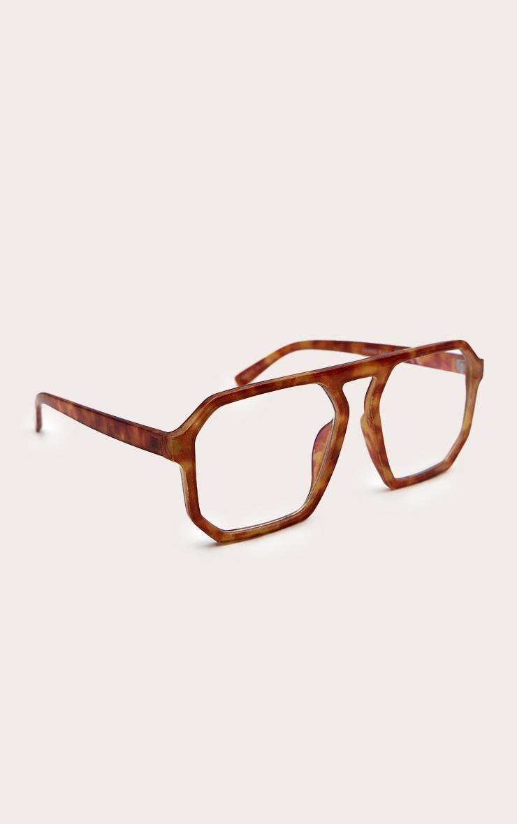 Honey Tort Oversized Aviator Blue Light Readers Product Image