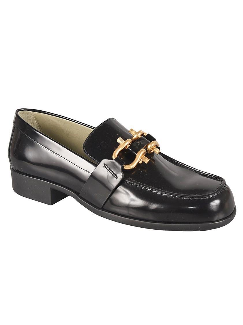 BOTTEGA VENETA Woman Loafers Black Size 10 Soft Leather Product Image