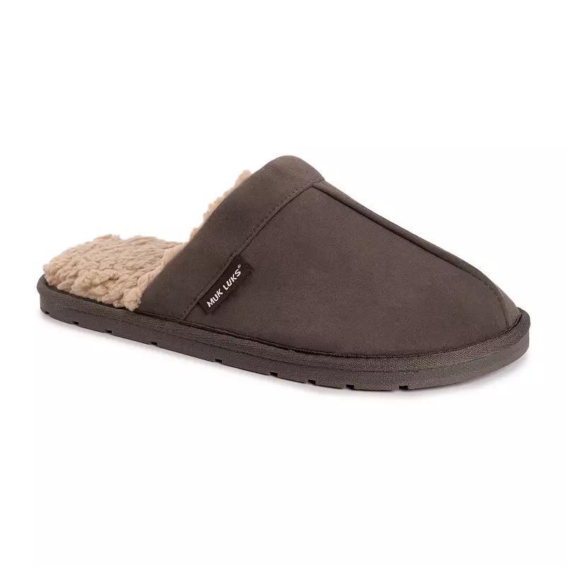 MUK LUKS Abbott Men's Slippers, Size: 10, Gray Product Image