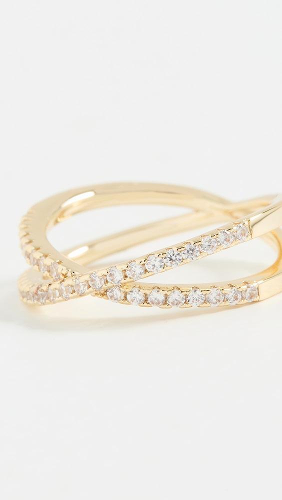 SHASHI Stacey Pave Ring | Shopbop Product Image