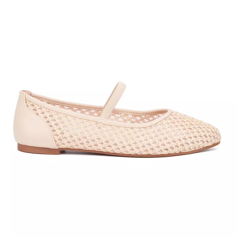 New York & Company® Alena Women's Ballet Flats, Size: 6.5, Natural Product Image