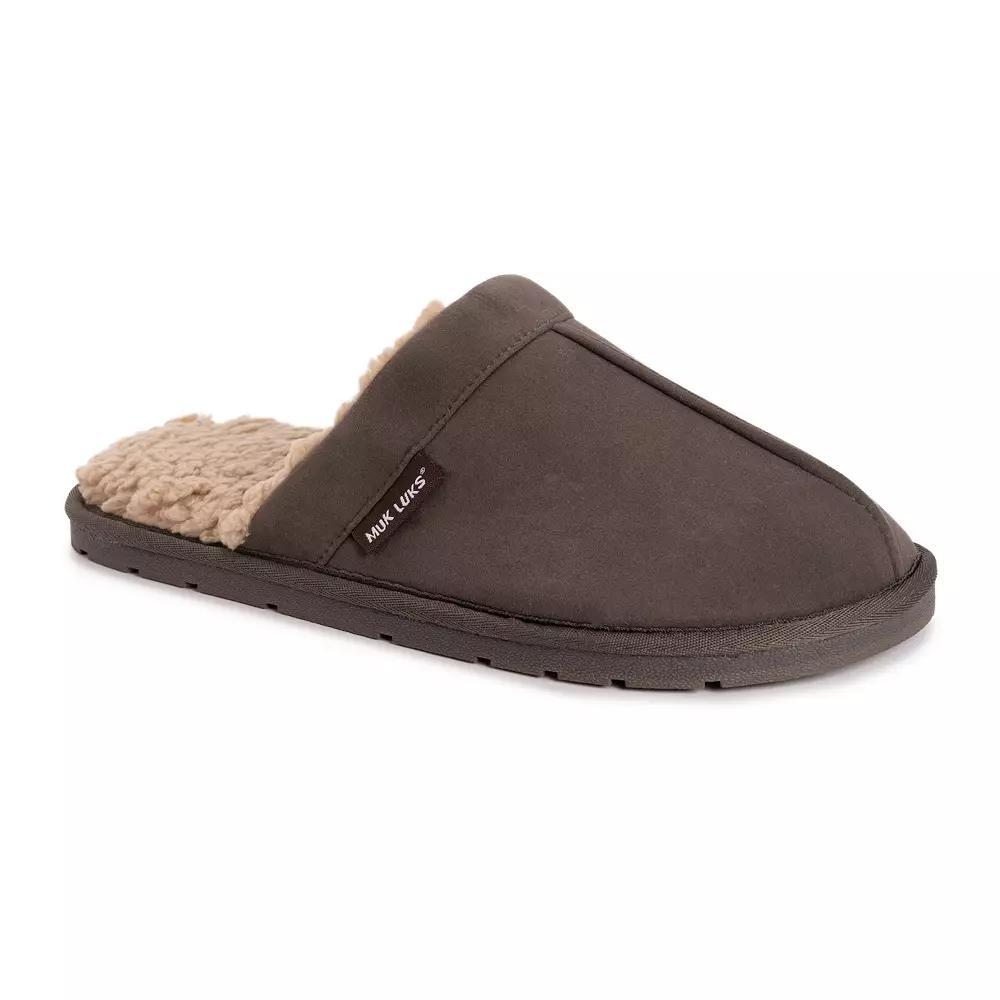 MUK LUKS Abbott Men's Slippers, Size: 10, Gray Product Image