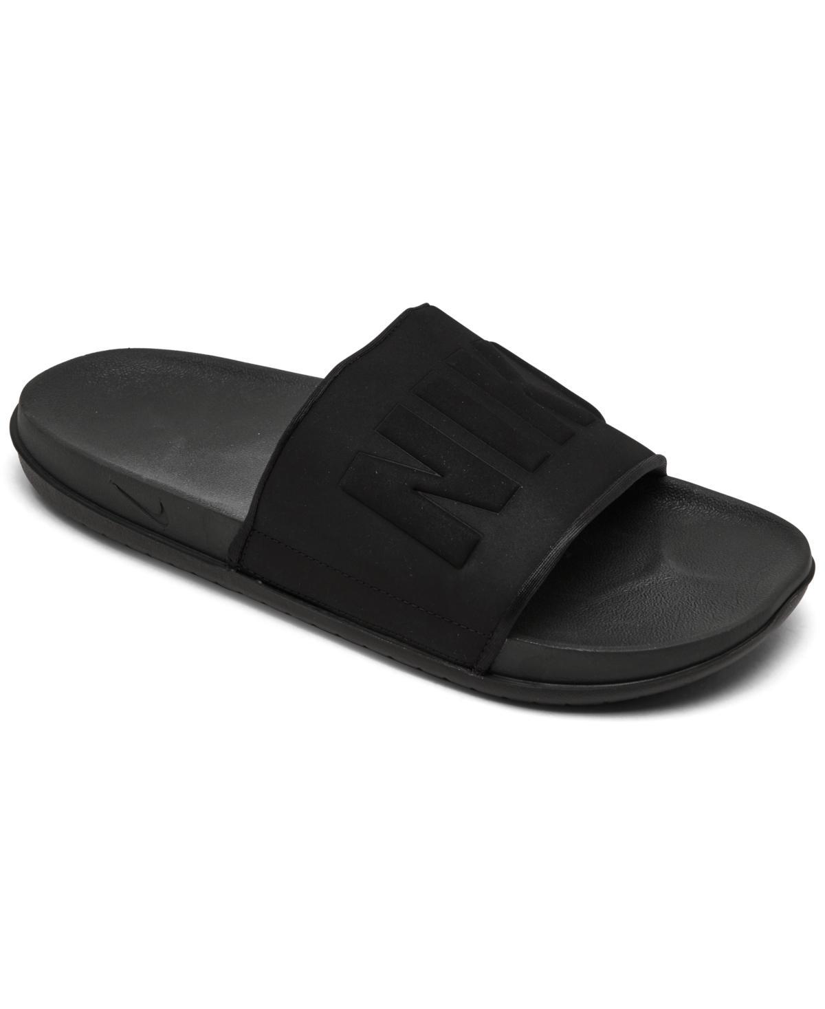 Nike Offcourt Men's Slide Sandals, Size: 15, Grey Black Product Image