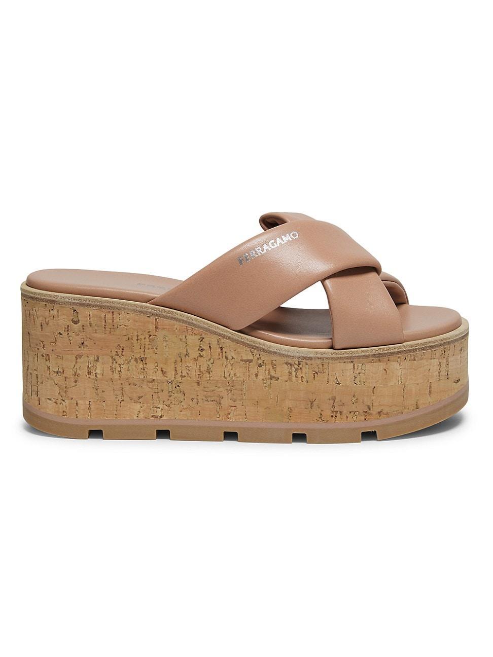 Womens Engracia Cork Wedge Sandals Product Image