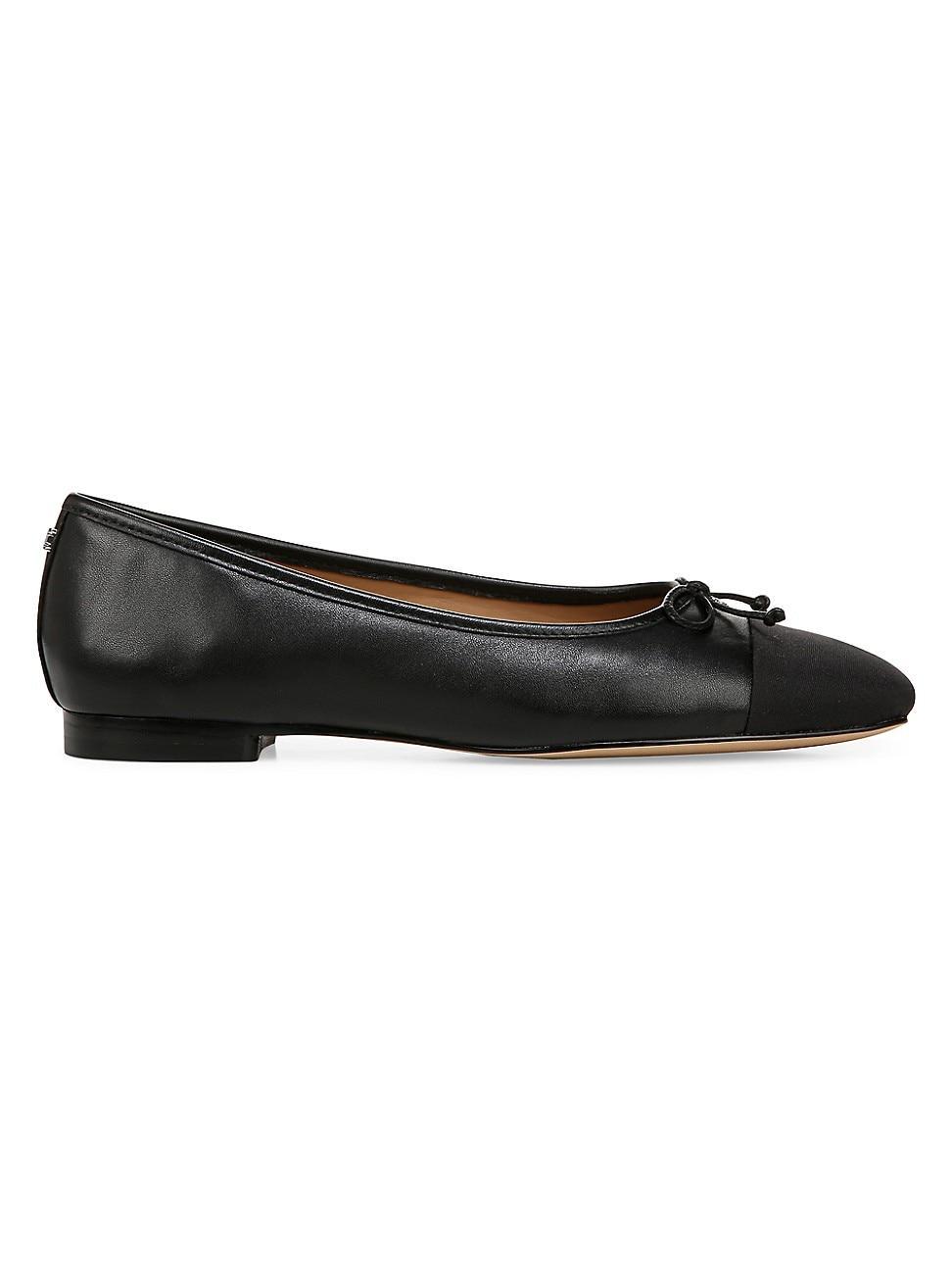 Womens Marley Leather Ballet Flats Product Image