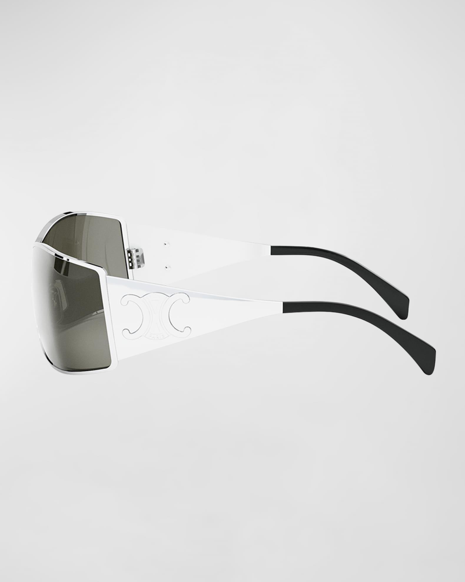 Maxi Triomphe Metal Rectangular Shield Sunglasses  Product Image