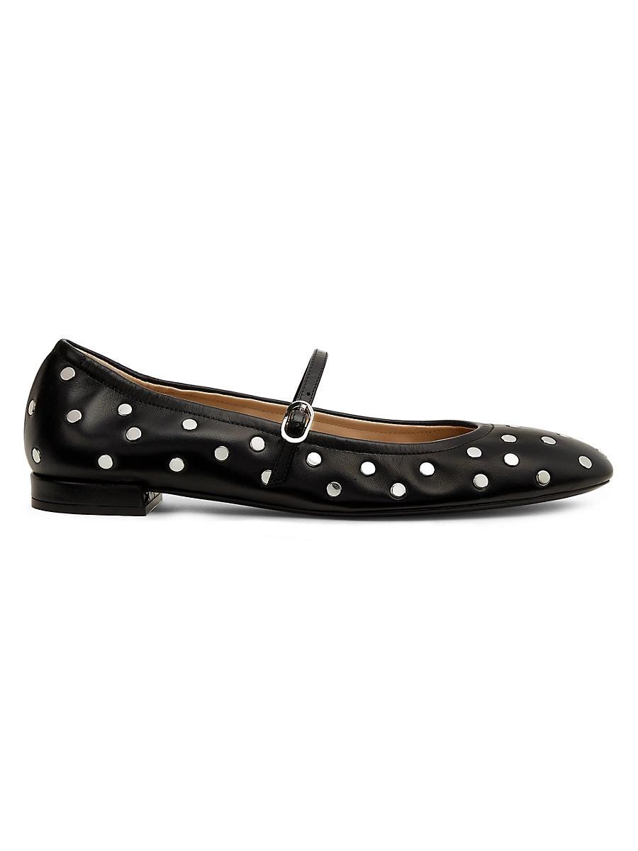 Stuart Weitzman Womens Claris Studded Ballet Flats Product Image