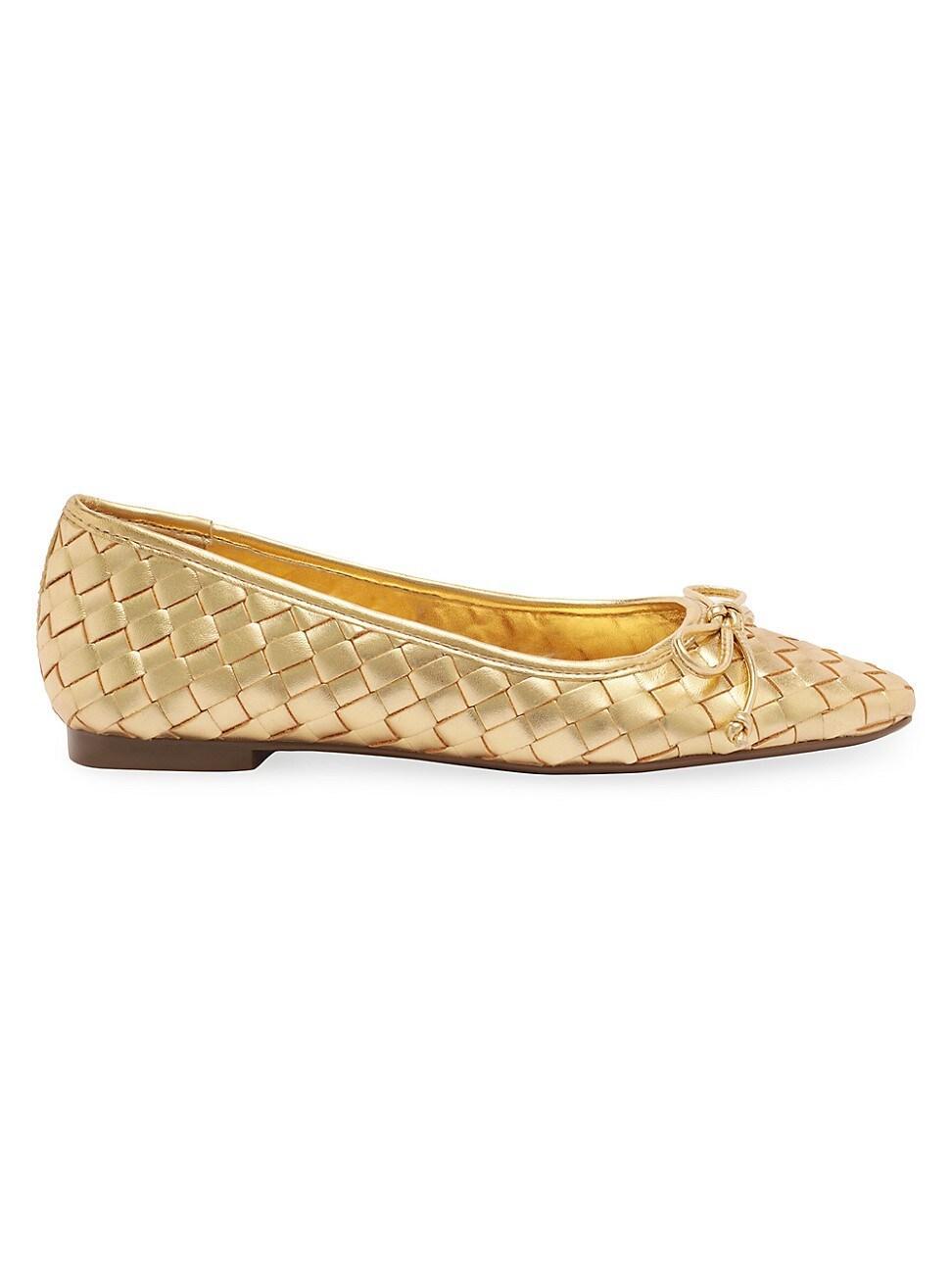 Schutz Womens Arissa Woven Slip On Flats Product Image