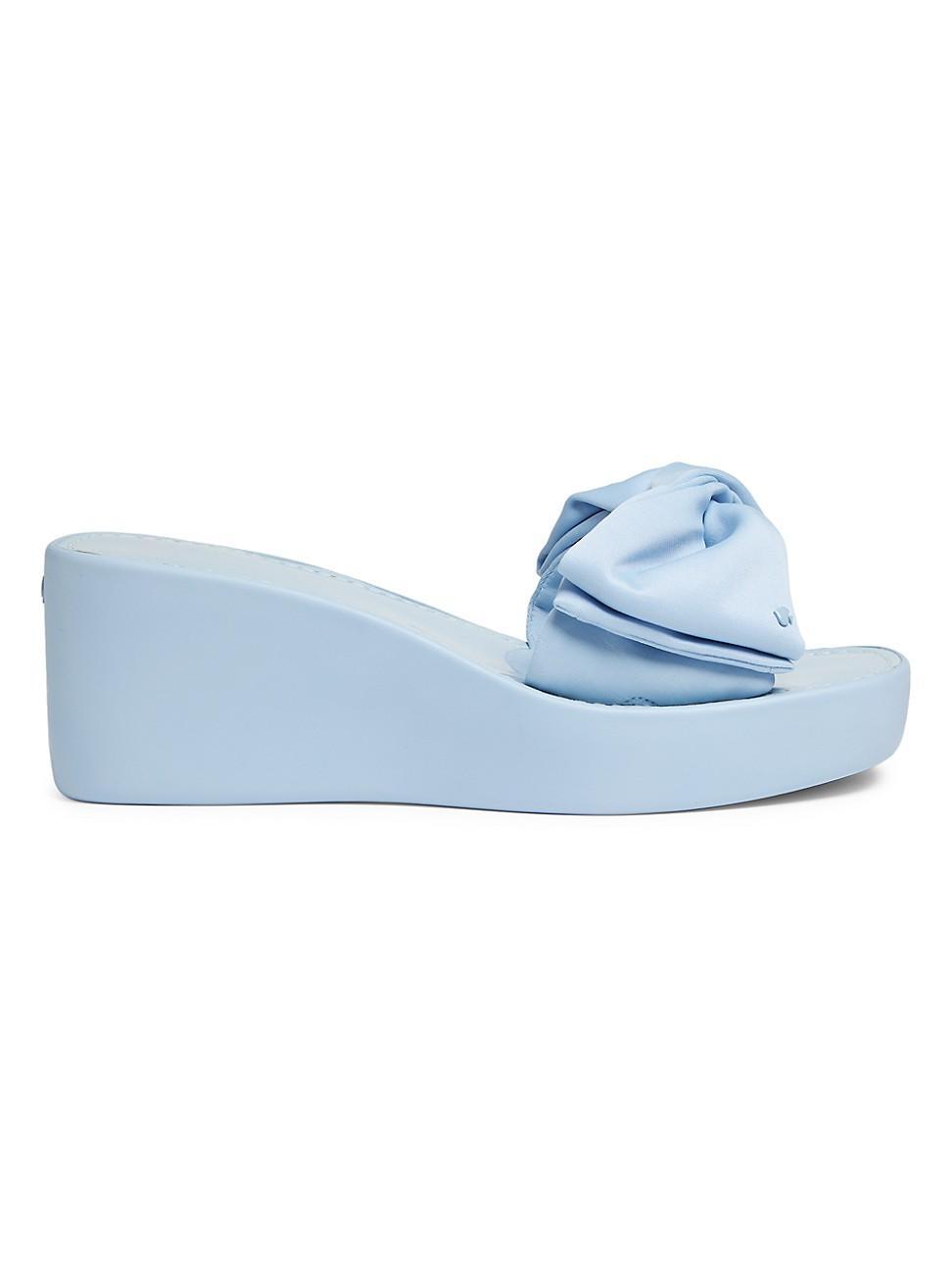 kate spade new york Bikini Bow Detail Platform Wedge Sandals Product Image