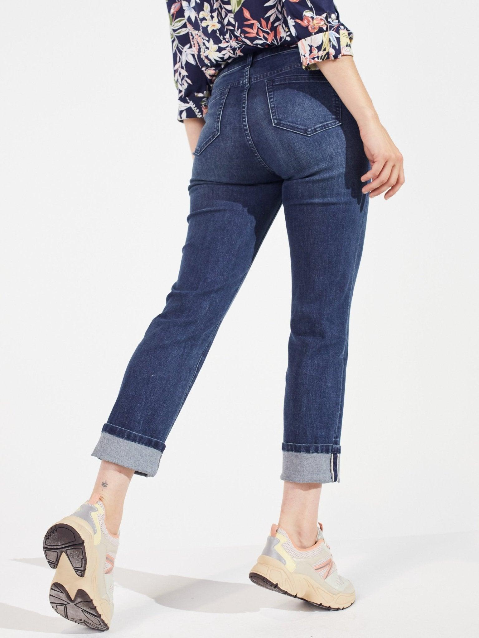 Signature Girlfriend 5 Pocket Jeans With Selvedge Cuff Female Product Image