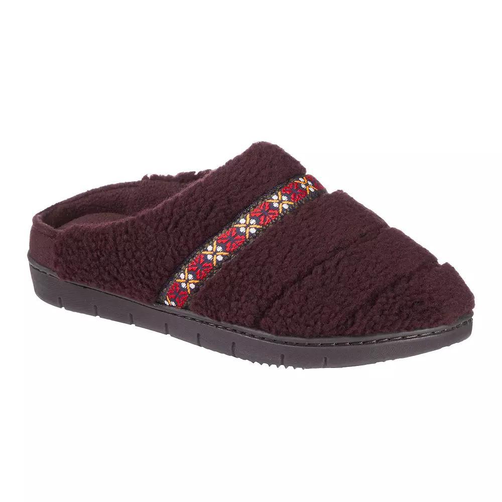 isotoner Clara Berber Memory Foam Womens Clog Slippers Product Image