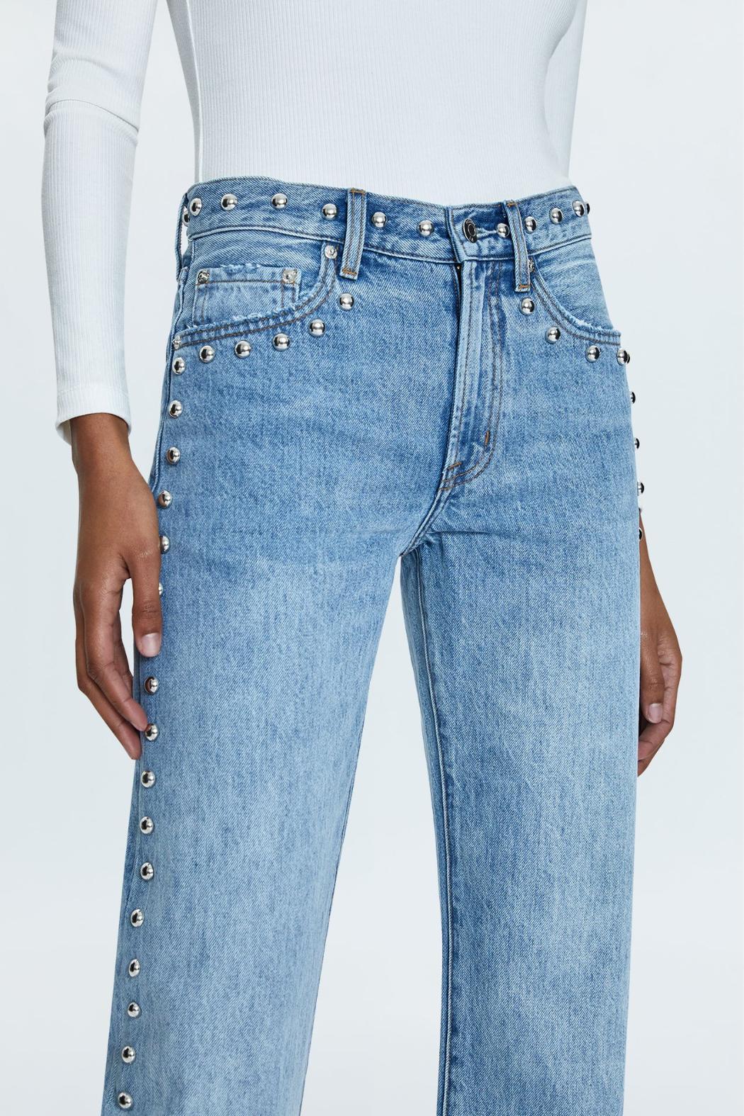 "Lexi" Studded Straight Jean Product Image