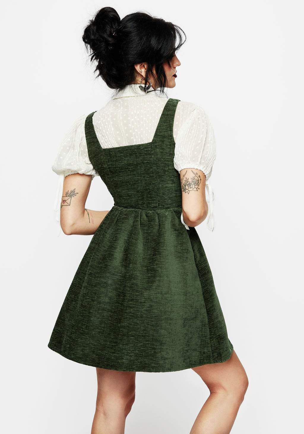 Ivy Buckle Wrap Suspender Mini Dress Product Image