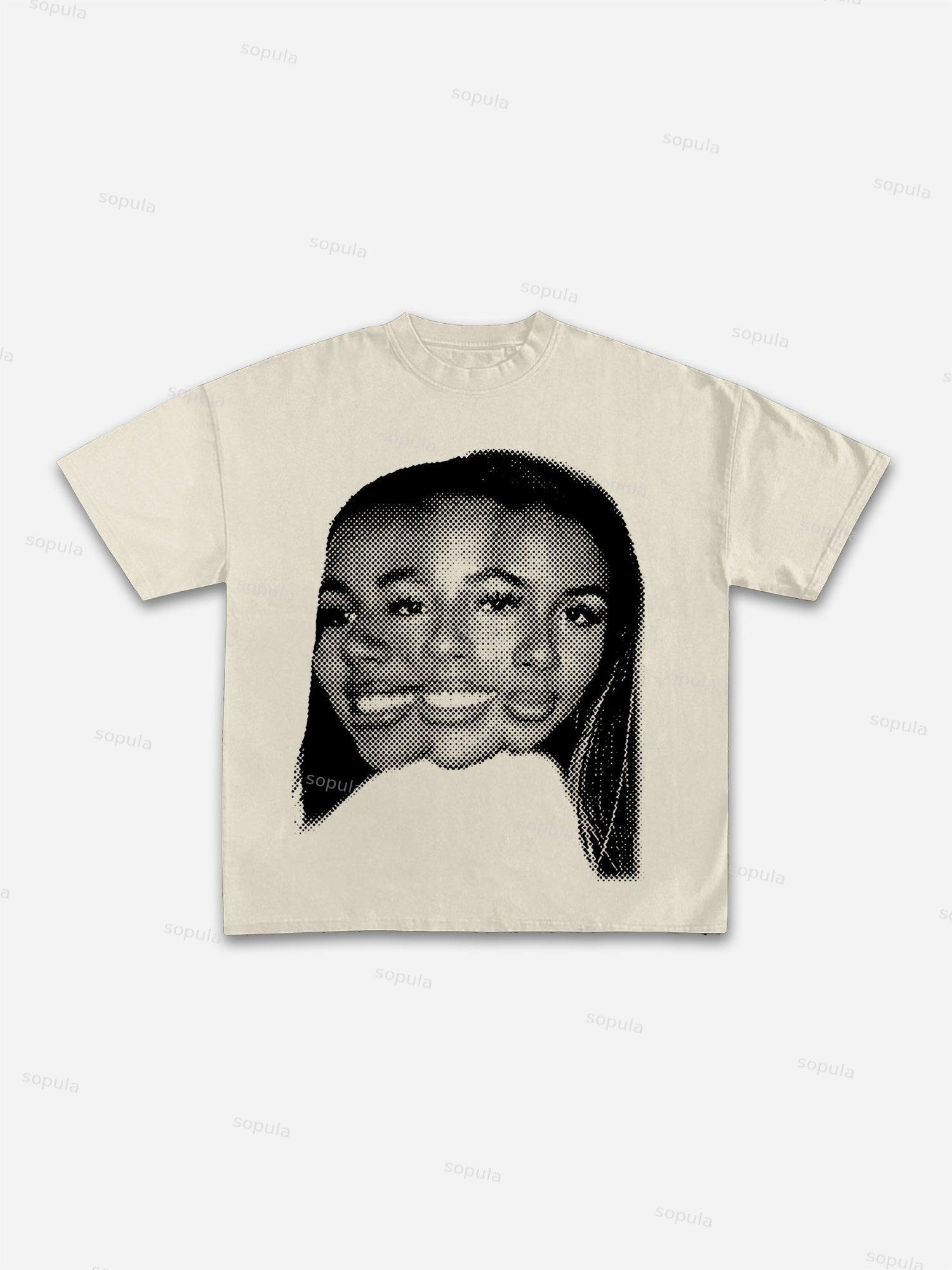 Guzado Rapper Graphic Cotton T-shirt Product Image