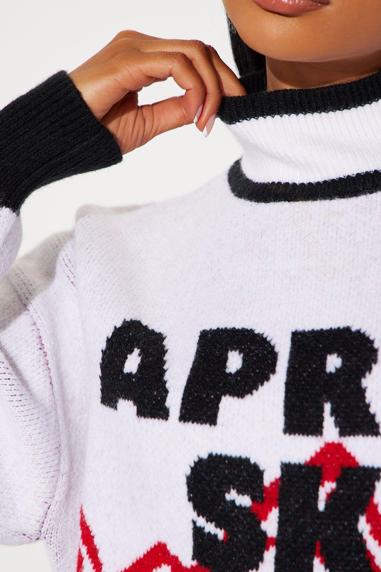 Après Ski Pullover Sweater - White/combo Product Image