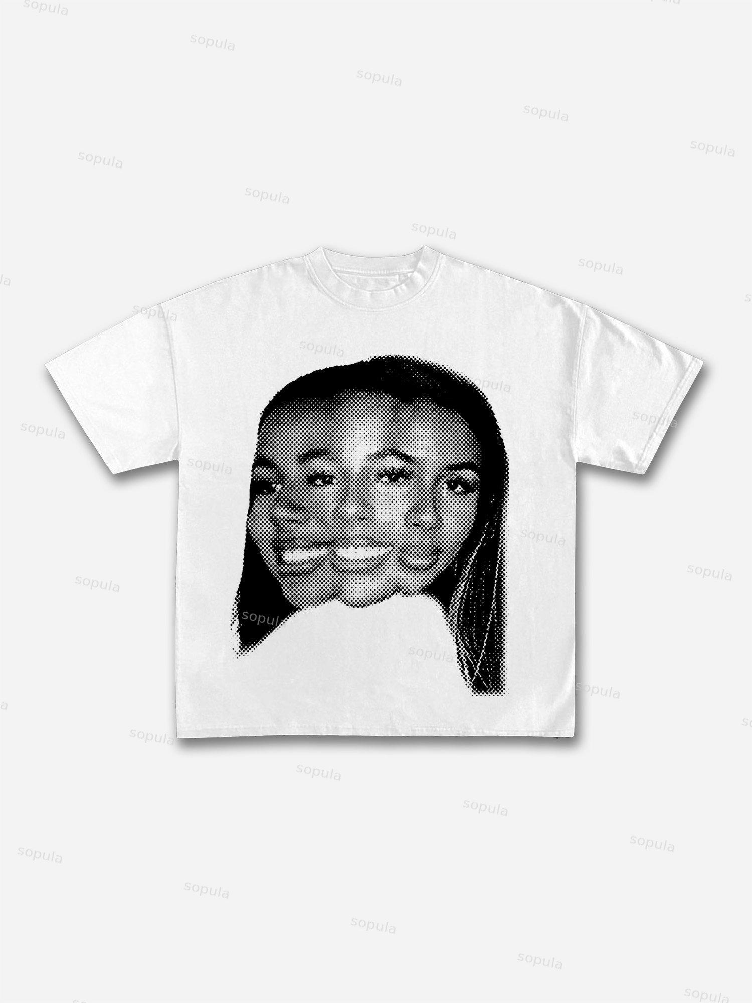 Guzado Rapper Graphic Cotton T-shirt Product Image