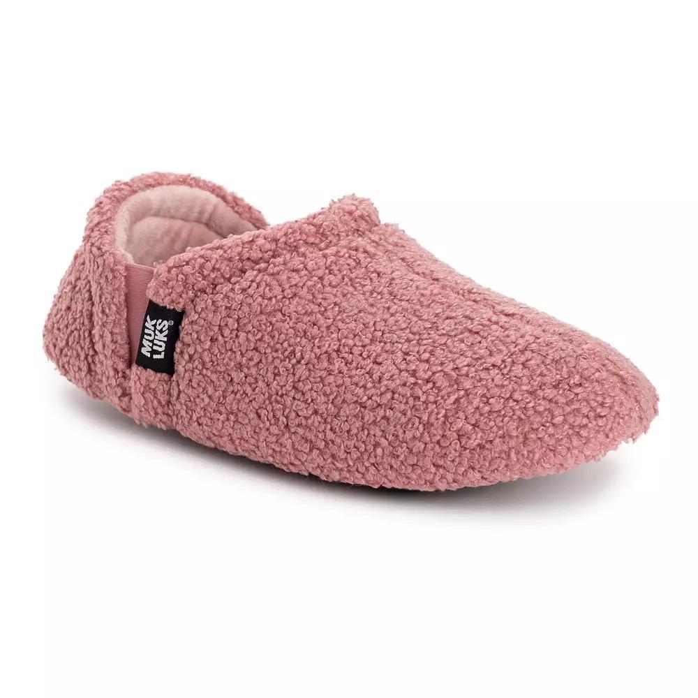MUK LUKS Berber Camp Women's Slippers, Size: XS, Dusty Pink Product Image