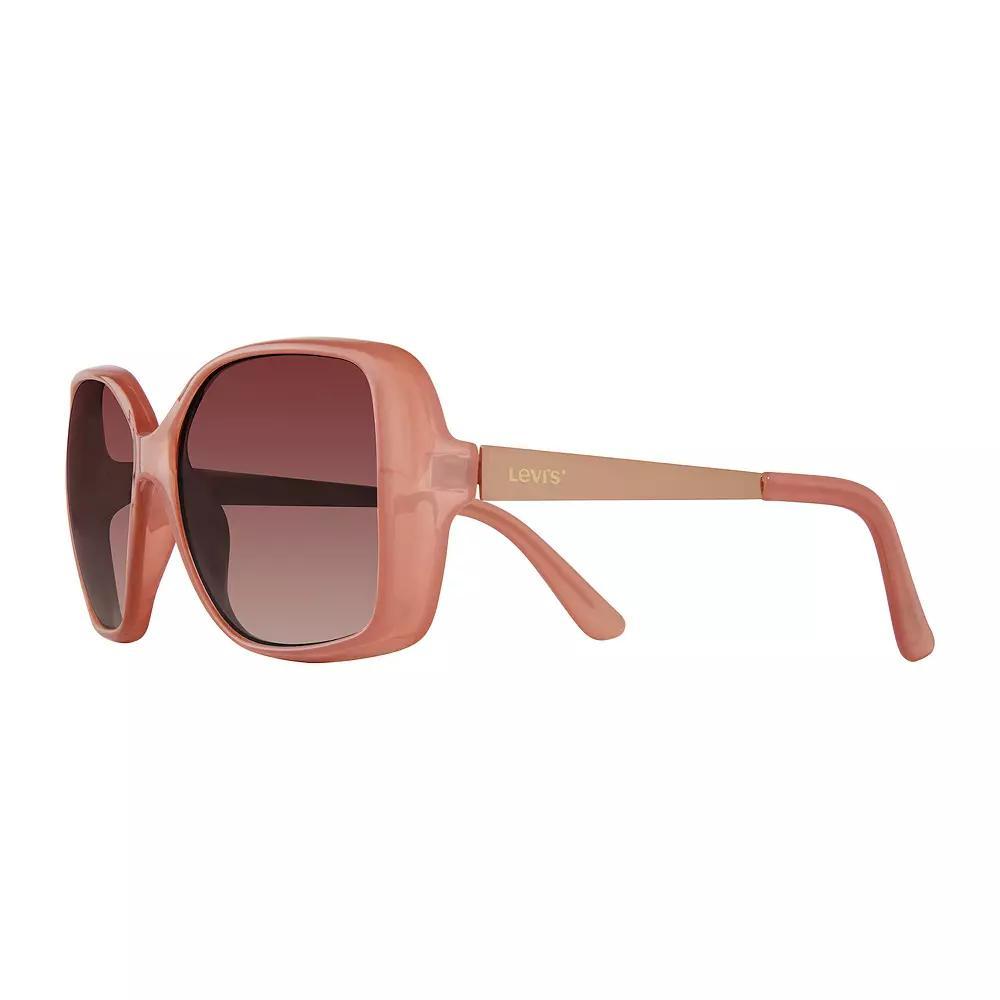 Womens Levis 59mm Fashion Rectangle Gradient Sunglasses Product Image