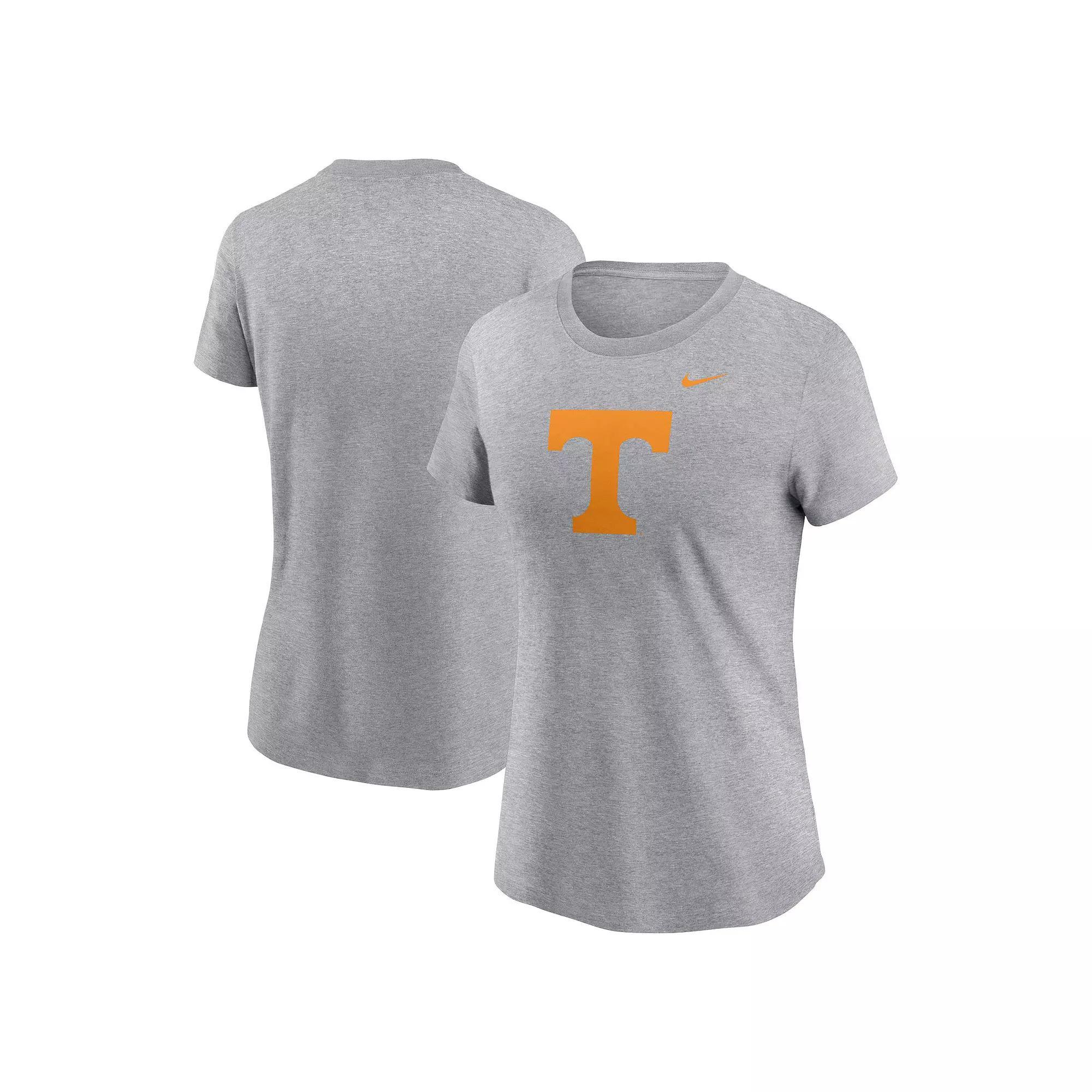 Women's Nike Heather Gray USC Trojans Primetime Logo T-Shirt, Size: Medium, Grey Product Image
