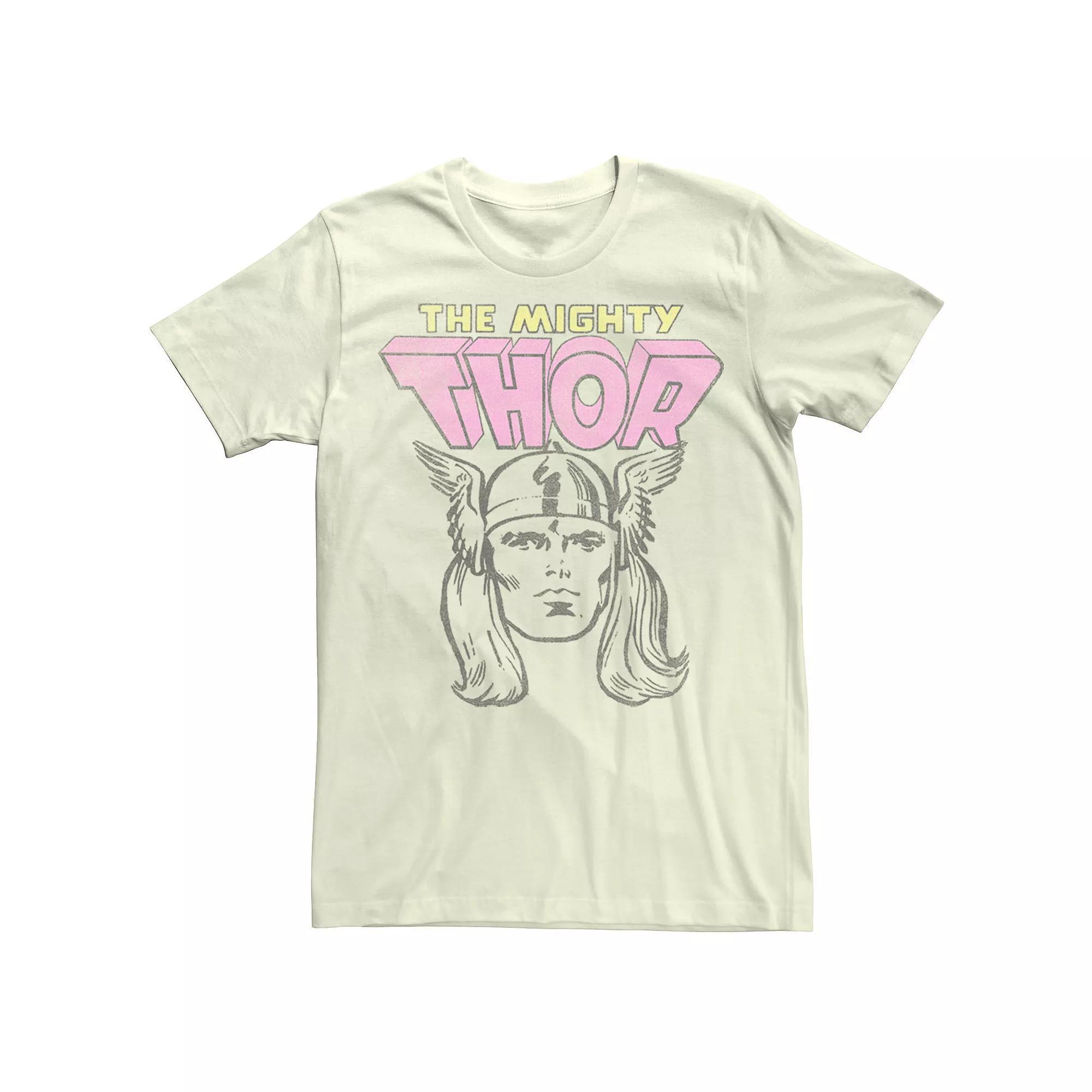 Men's Marvel Avengers Mighty Thor Comic Tee, Size: Medium, Natural Product Image