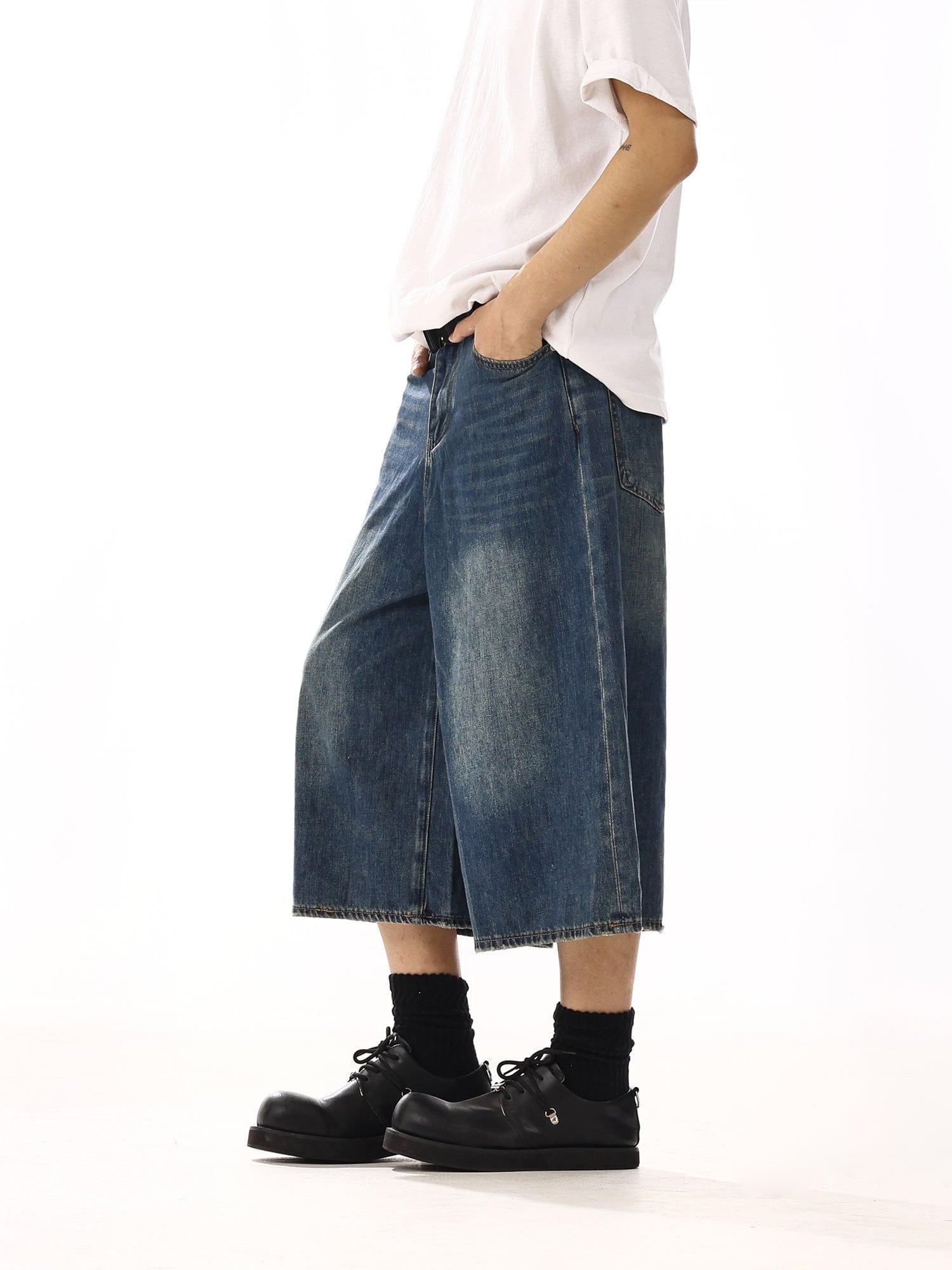RT No. 13008 BLUE DENIM SHORTS Product Image
