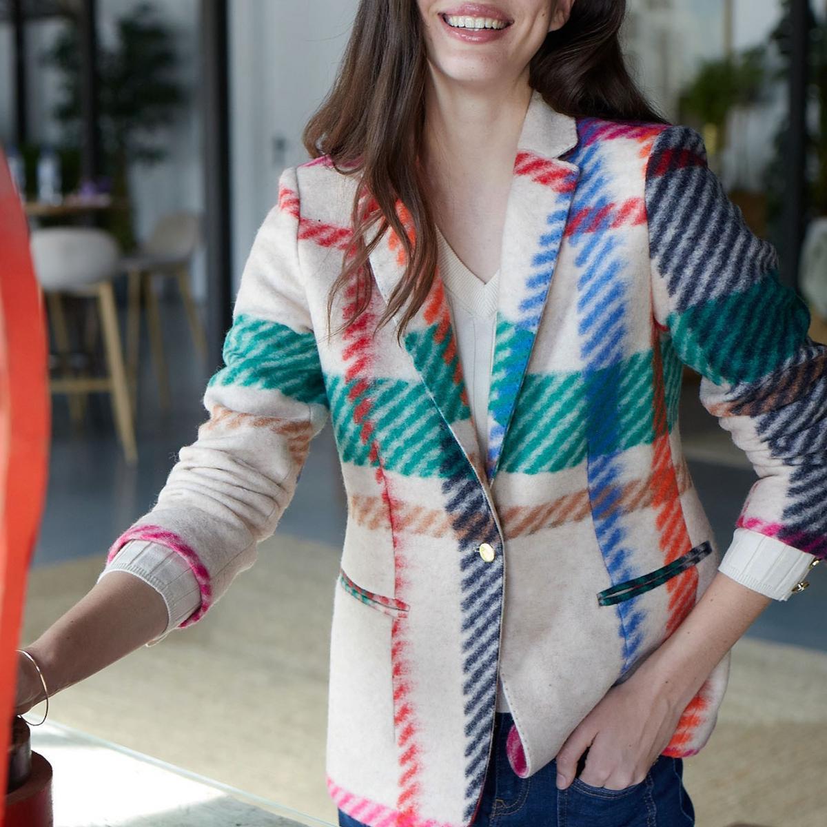 Hannah  Camel Cuadro Jacket Product Image