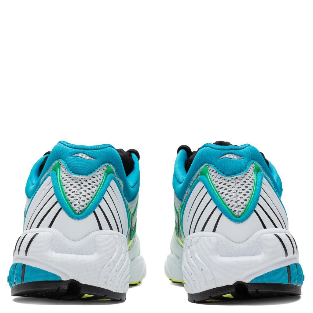 Grid Web - White/Citron/Teal Male Product Image