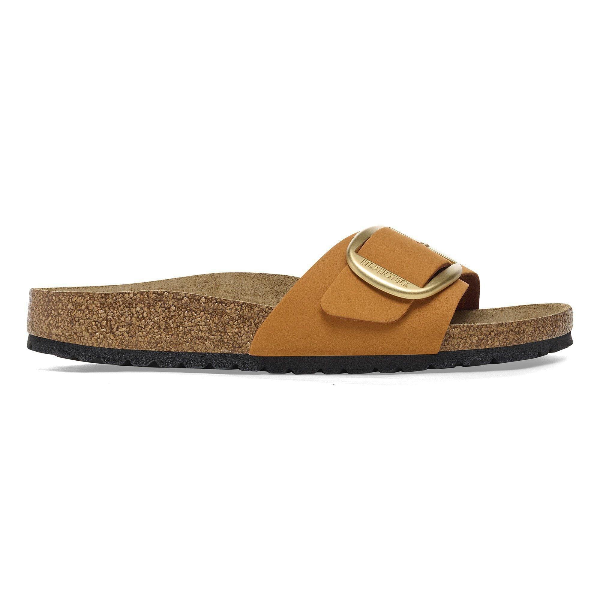 Madrid Big Buckle Nubuck Leather Ecru Product Image