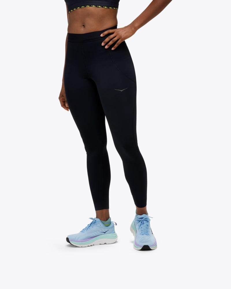 HOKA Women's Novafly Run Tights 25" in Smokey Quartz, Size XS Product Image