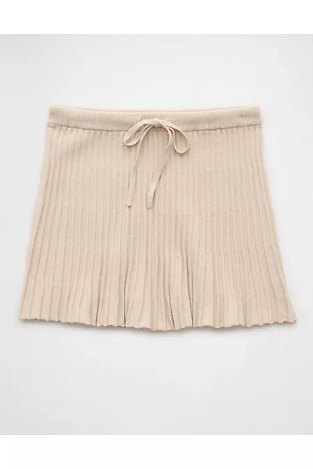 AE Ribbed Knit Mini Skirt Women's Product Image