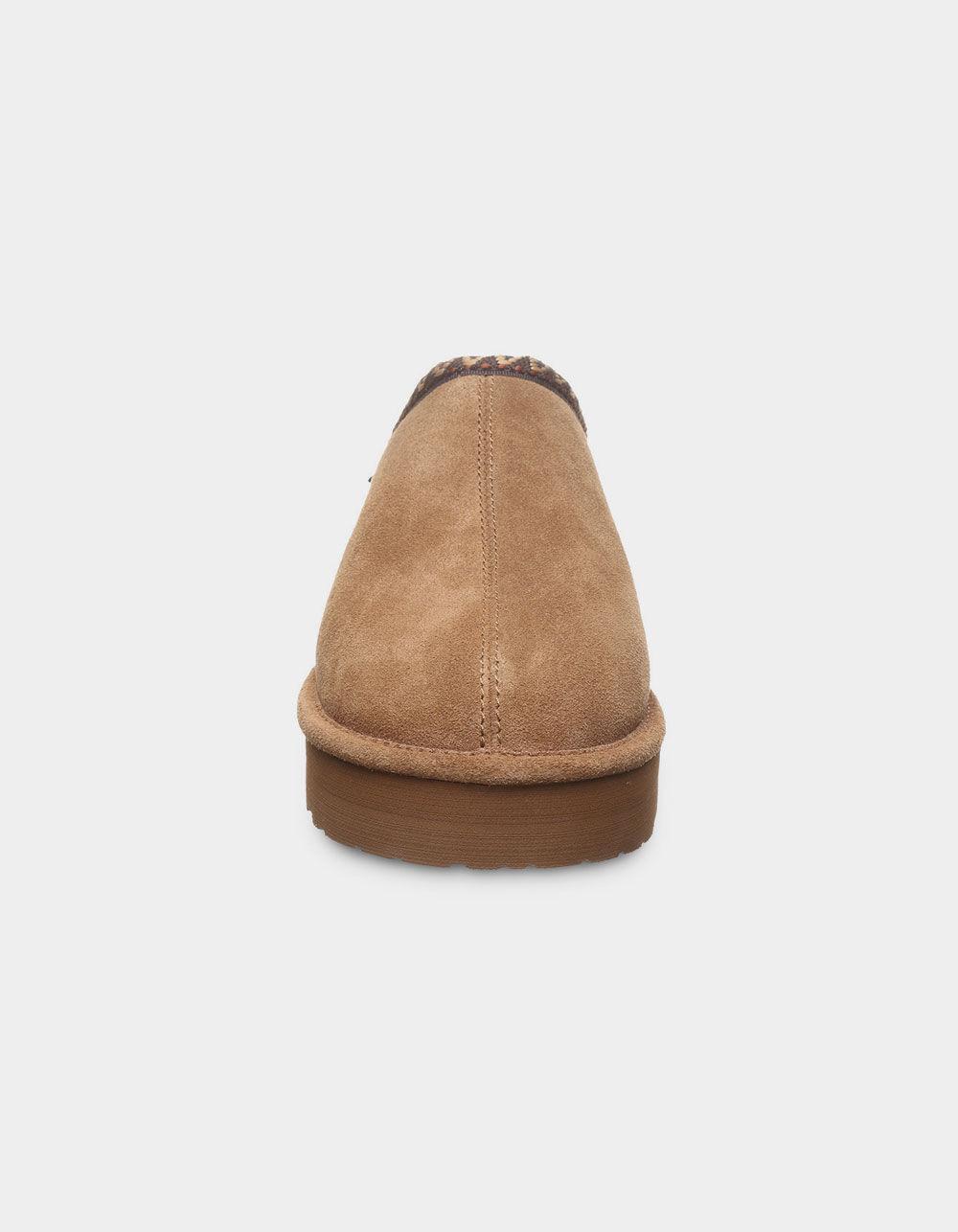 BEARPAW Martis Womens Suede Slippers - BROWN Product Image
